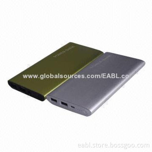 Dual-output Power Bank, 12,000mAh Capacity for Most Phones/Digital Product, Aluminum Alloy Housing